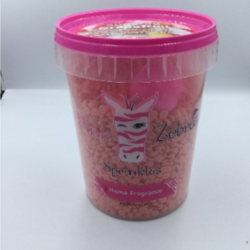 Pink Zebra Sprinkles Carton